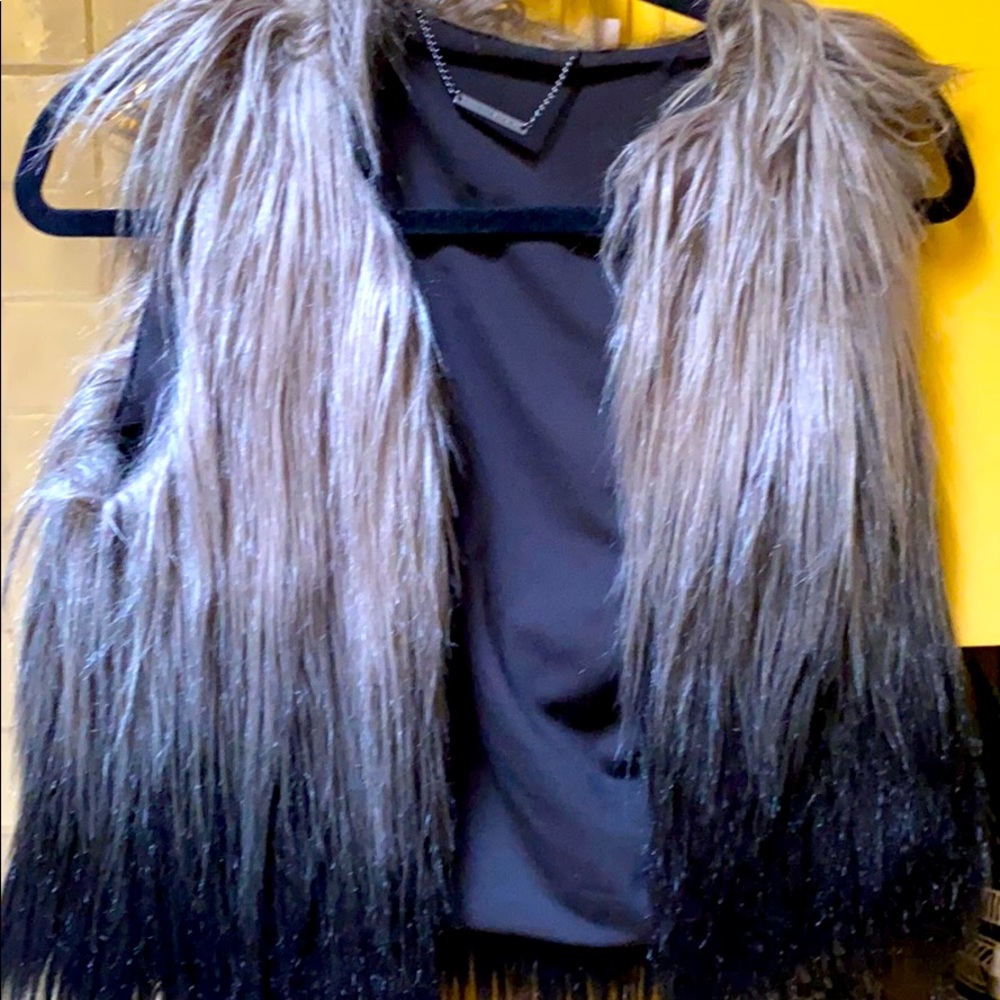 Elie Tahari fur vest